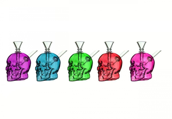 Бонг Bubbler Skull multicolor - Бонги - Производители и бренды - Skull - Магазин домашних увлечений homehobbyshop.ru